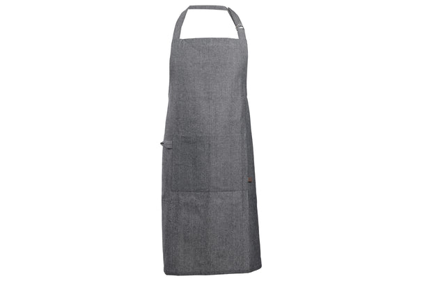 Cosy & Trendy Küchenschürze Stoff Schwarz Chambray