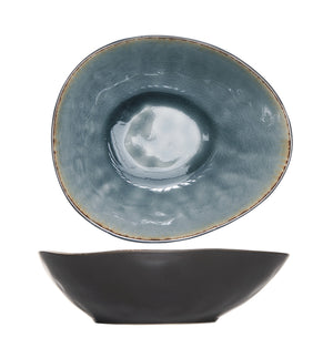 Cosy & Trendy Kleine Schaal Laguna Blau Grau 20 x 17 cm - 4 Stuks