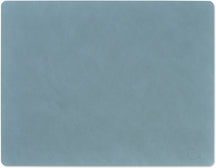 LIND DNA Tischsets Nupo - Leder - Hellblau 45 x 35 cm - 2 Stück