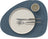 LIND DNA Tischsets Nupo - Leder - Dunkelblau - Curved - 44 x 37 cm - 2 Stück