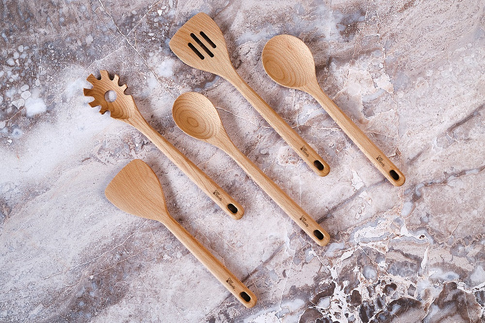 Cosy & Trendy Spaghettilöffel - Pastalöffel - Delish Eco Holz 33 cm