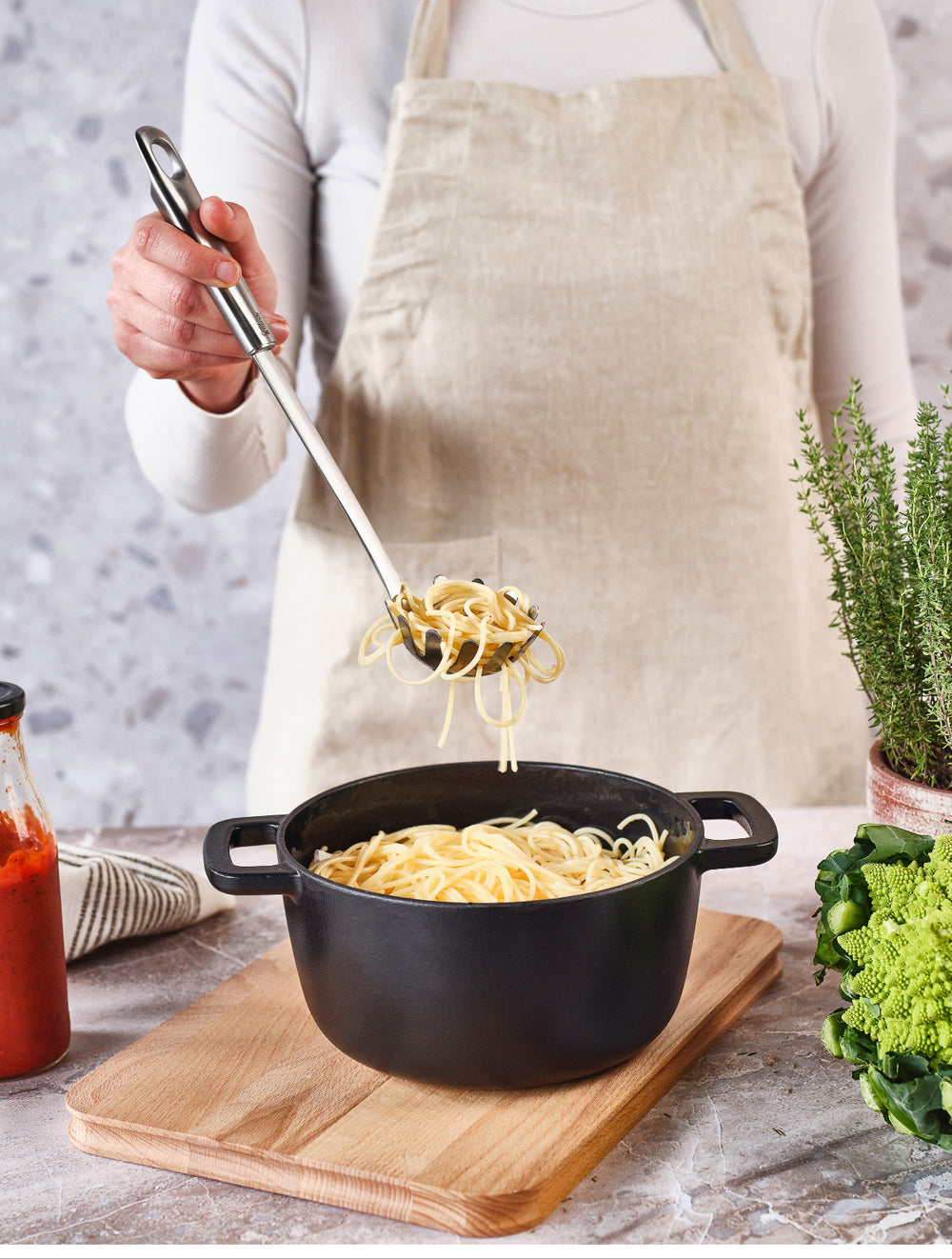 Cosy & Trendy Spaghettilöffel - Pastalöffel - Delish Plus - RVS