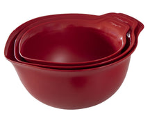 KitchenAid Rühr-/Mischschüssel Core Kunststoff Kaiserrot 2,4/3,3/4,3L - 3er-Set