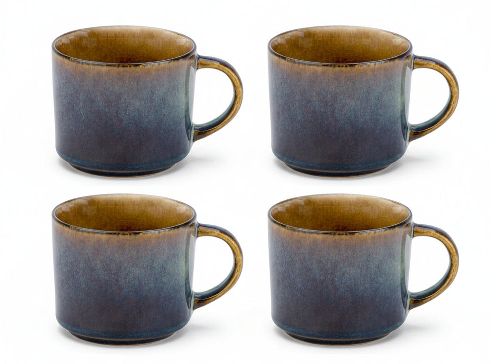 Cosy & Trendy Kaffeetassen / Senseokaffeetassen - Quintana Amber - 220 ml - 4 Stück
