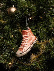 Nordic Light Weihnachtskugel Sneaker Rosa 11 cm