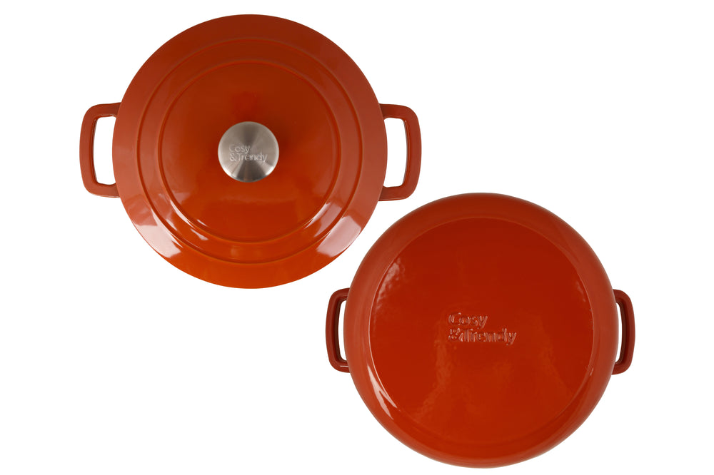 Cosy & Trendy Bräter Fontestic Gusseisen Rost Ø 28 cm / 6.8 Liter - Emailliert