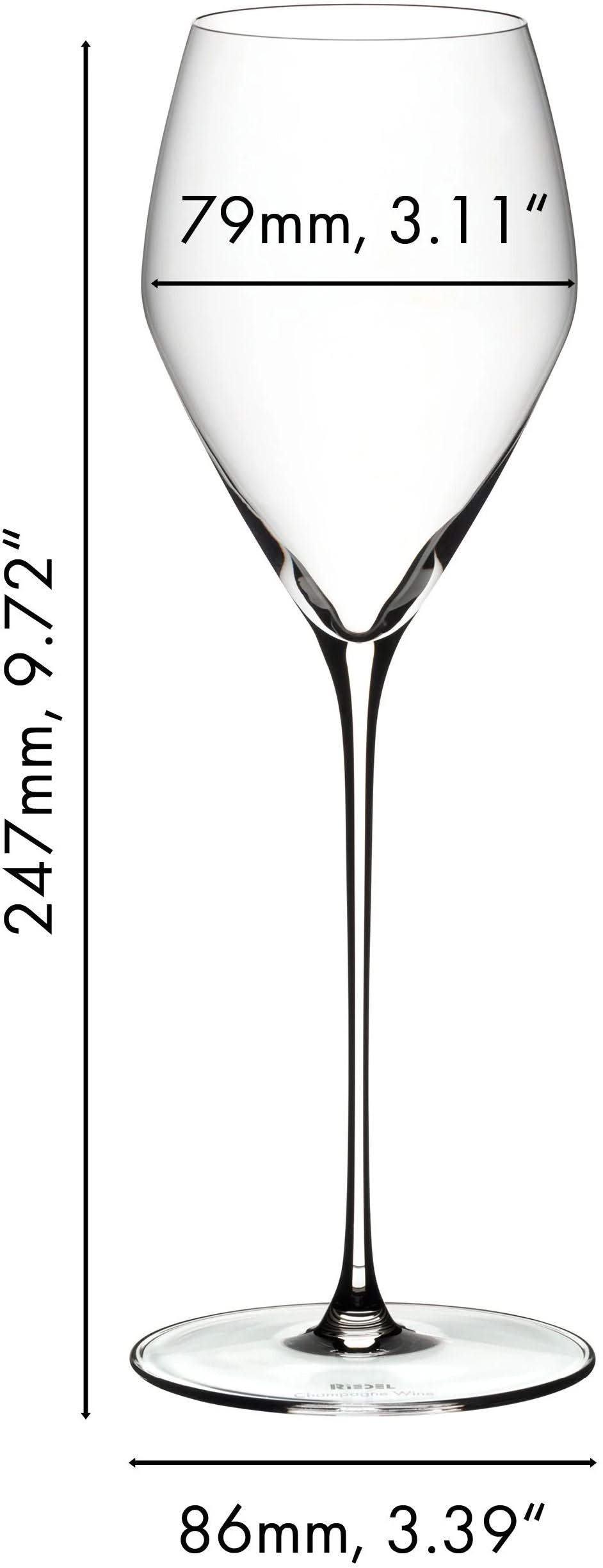 Riedel Champagnergläser - Flöten - Veloce - 327 ml - 2 Stück