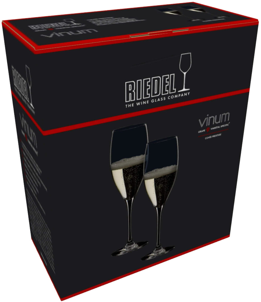 Riedel Champagnergläser - Flöten - Vinum - Cuvee Prestige - 230 ml - 2er-Set