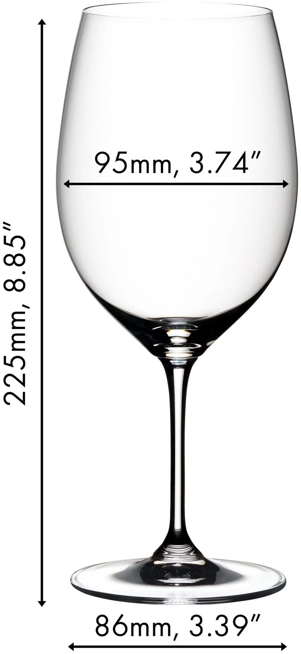 Riedel Rotweingläser Vinum - Cabernet / Merlot - 650 ml - 2 Stück