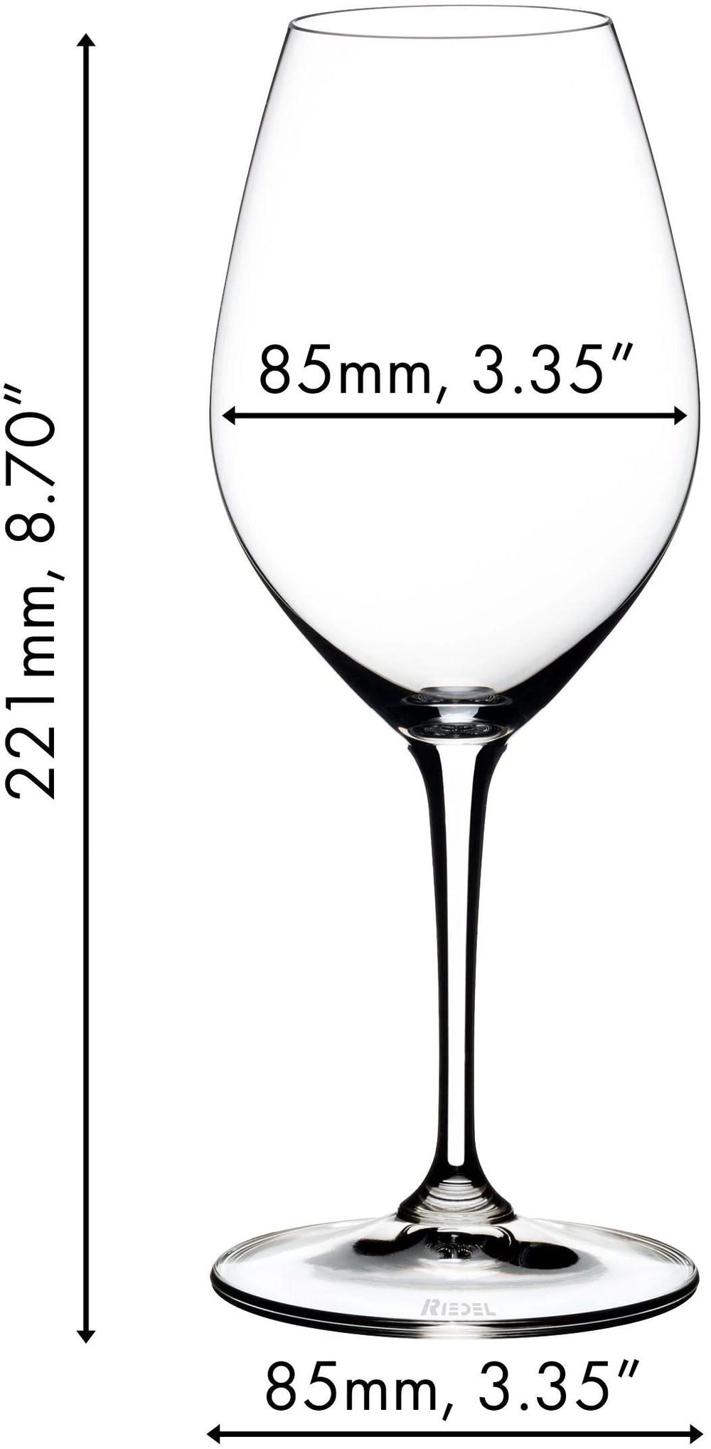 Riedel Champagnergläser / Weißweingläser Wine Friendly - 440 ml - 4 Stück