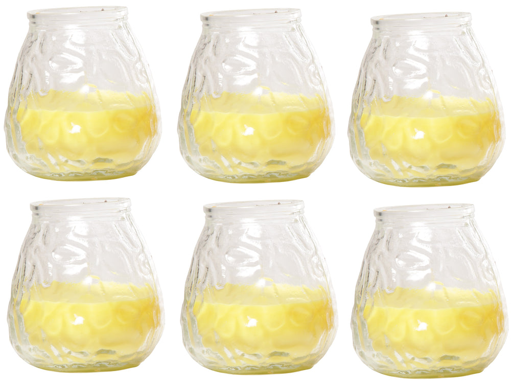 Cosy & Trendy Lowboy Kerzen - Außenkerzen - Citronellakerzen ø 10 cm - 6 Stück