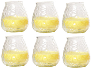 Cosy & Trendy Lowboy Kerzen - Außenkerzen - Citronellakerzen ø 10 cm - 6 Stück