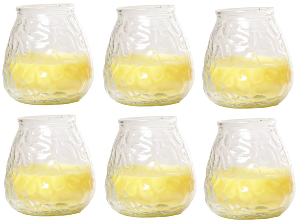 Cosy & Trendy Lowboy Kerzen - Außenkerzen - Citronellakerzen ø 10 cm - 6 Stück