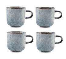 ONA Kaffeetassen Duna Blau 220 ml - 4 Stück