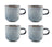 ONA Kaffeetassen Duna Blau 220 ml - 4 Stück