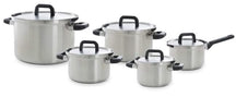 BK Pfannenset Flow Cool 5-teilig - Edelstahl - Kochtöpfe ø 16, 18, 20, 24 cm & Stieltopf ø 16 cm