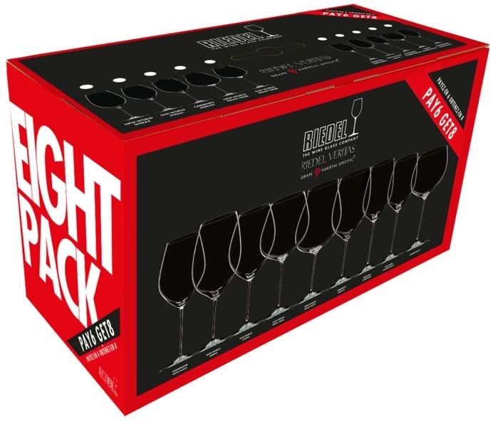 Riedel Rotweingläser Veritas - Cabernet / Merlot - 625 ml - Zahle 6, bekomme 8