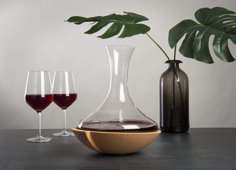 Vacu Vin Dekantierkaraffe Wirbelnde Karaffe - Kristallglas - 1 Liter