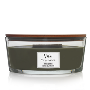 WoodWick Duftkerze Ellipse Frasier Fir - 9 cm / 19 cm