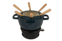 Cosy & Trendy Fondue-Set Fontestic Gusseisen Green Heron – Ø 18 cm