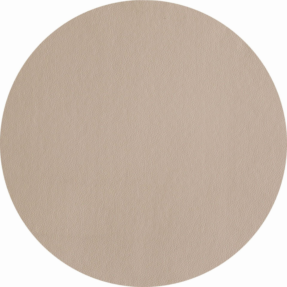 ASA Selection Platzset - Lederoptik Fein - Stone - ø 38 cm
