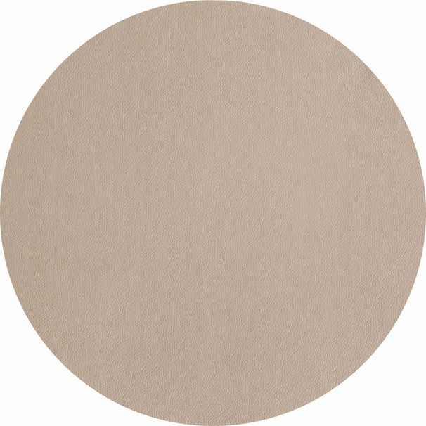 ASA Selection Platzset - Lederoptik Fein - Stone - ø 38 cm