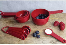 KitchenAid Messlöffelset Core Kaiserrot - Kunststoff 5-tlg - Spülmaschinenfest