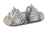 Nordic Ware Kuchenform Lebkuchenhaus Duet Silber - Aluguss - 32 x 17 cm