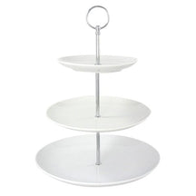 Cookinglife Etagere / Servierturm Food for Fun ø 16, 21 &amp; 26 cm - 3-stöckig - 34 cm hoch