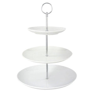 Cookinglife Etagere / Servierturm Food for Fun ø 16, 21 & 26 cm - 3-stöckig - 34 cm hoch