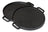 Blackwell Grillplatte BBQ / Backplatte aus Gusseisen Ø 30 cm – ohne Antihaftbeschichtung – beidseitig