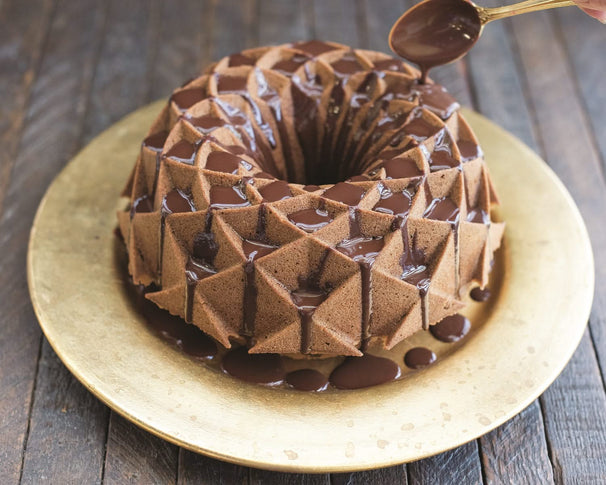 Nordic Ware Gugelhupfform Jubilee Bundt Gold - Aluguss - ø 25 cm