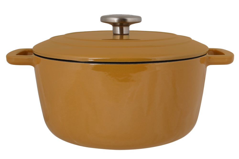 Cosy & Trendy Bräter Fontestic Gusseisen Amber Gold Ø 28 cm / 6.8 Liter – emailliert