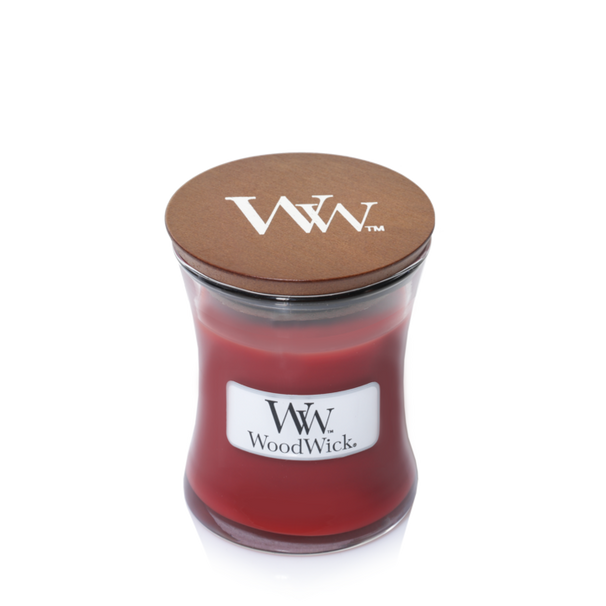 WoodWick Duftkerze Mini Zimt Chai - 8 cm / ø 7 cm