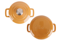 Cosy & Trendy Bräter Fontestic Gusseisen Amber Gold Ø 20 cm / 2,7 Liter – emailliert