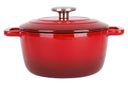 Cosy & Trendy Bräter Fontestic Gusseisen Traditionell Rot Ø 20 cm / 2,7 Liter - Emailliert