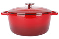 Cosy & Trendy Bräter Fontestic Traditionelle rote aus Gusseisen Ø 24 cm / 4,6 Liter – emailliert
