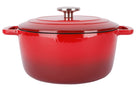 Cosy & Trendy Bräter Fontestic Traditionelle rote aus Gusseisen Ø 24 cm / 4,6 Liter – emailliert