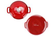 Cosy & Trendy Bräter Fontestic Traditionelle rote aus Gusseisen Ø 28 cm / 6.8 Liter – emailliert