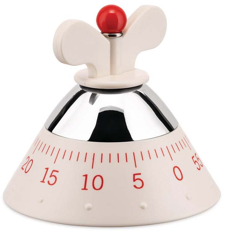 Alessi Kurzzeitmesser / Eieruhr Weiß - Michael Graves - A09 W