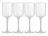 Luigi Bormioli Rotweingläser - Bach - 400 ml - 4er-Set