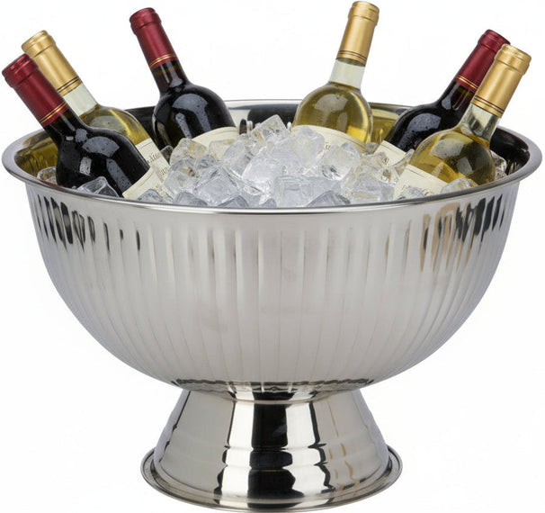 Cookinglife Champagne Eimer - Champagnerkübel - Chrom Edelstahl ø 39 cm