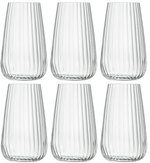 Luigi Bormioli Longdrinkgläser - Wassergläser - Cocktailgläser - Speakeasies - 570 ml - 6er Set
