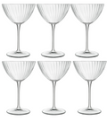 Luigi Bormioli Martinigläser – Cocktailgläser – Speakeasies – 220 ml – 6er-Set
