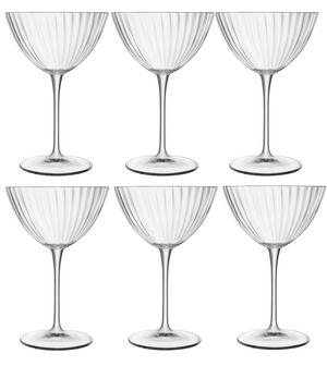 Luigi Bormioli Martinigläser – Cocktailgläser – Speakeasies – 220 ml – 6er-Set