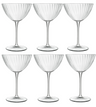 Luigi Bormioli Martinigläser – Cocktailgläser – Speakeasies – 220 ml – 6er-Set