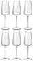 Luigi Bormioli Champagnergläser - Flöten - Speakeasies - 210 ml - 6er-Set