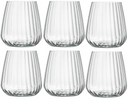 Luigi Bormioli Wassergläser - Trinkgläser - Speakeasies - 450 ml - 6er-Set