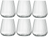 Luigi Bormioli Wassergläser - Trinkgläser - Speakeasies - 450 ml - 6er-Set