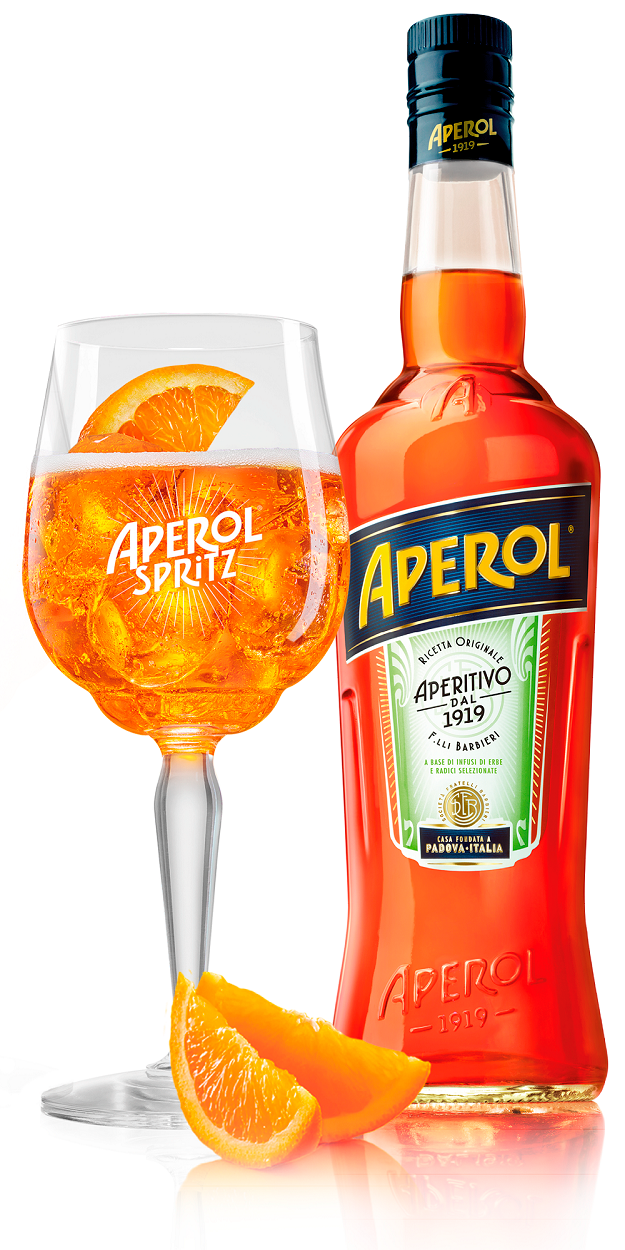 Aperol Spritz Gläser - 450 ml - Offizielles Glas - 6 Stück